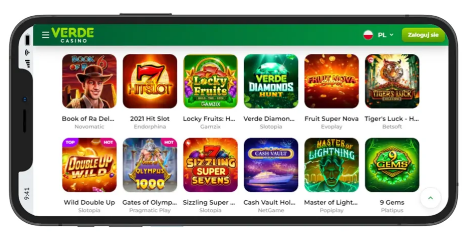 Recenzja Verde kasyno internetowe Polska