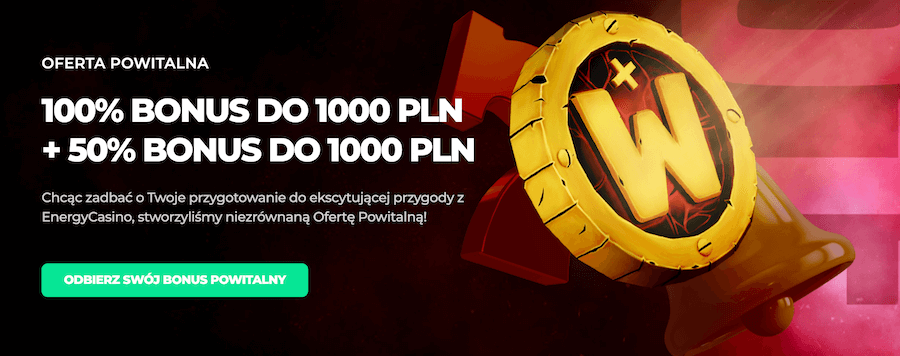 Wymóg obrotu w regulaminie bonusowym Energy Casino