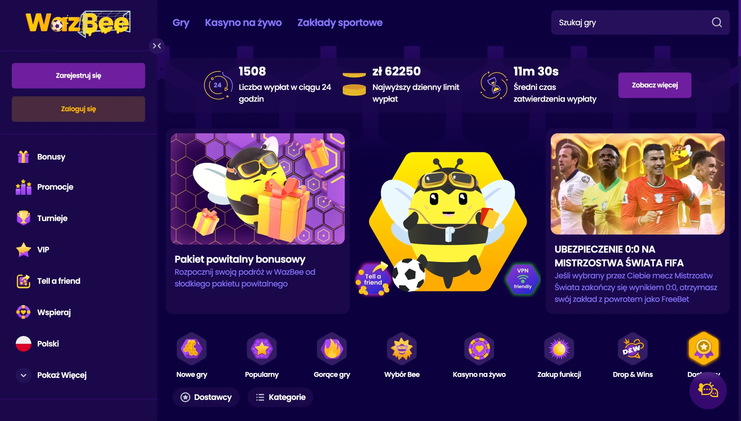 WazBee Casino