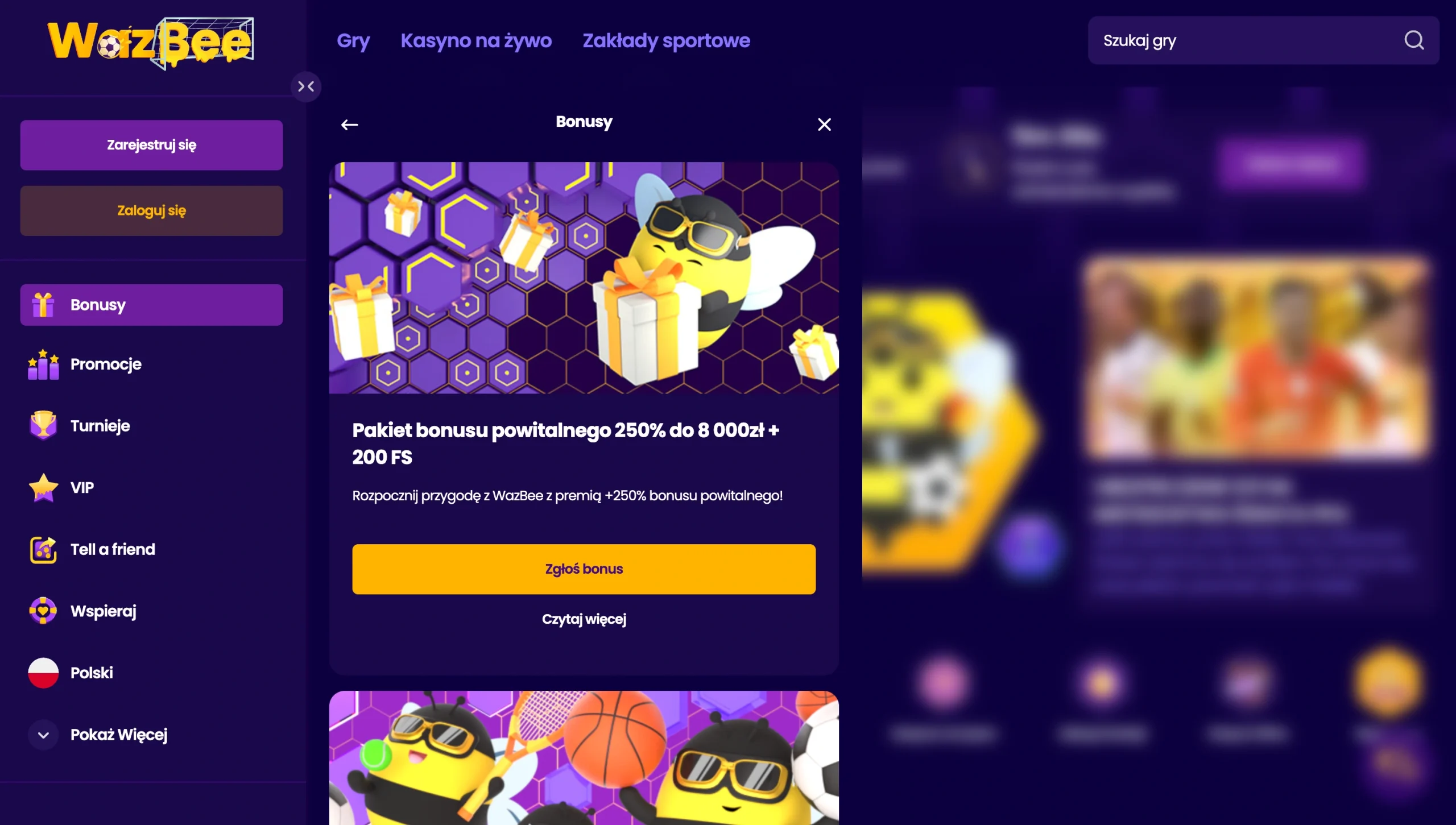 WazBee Casino