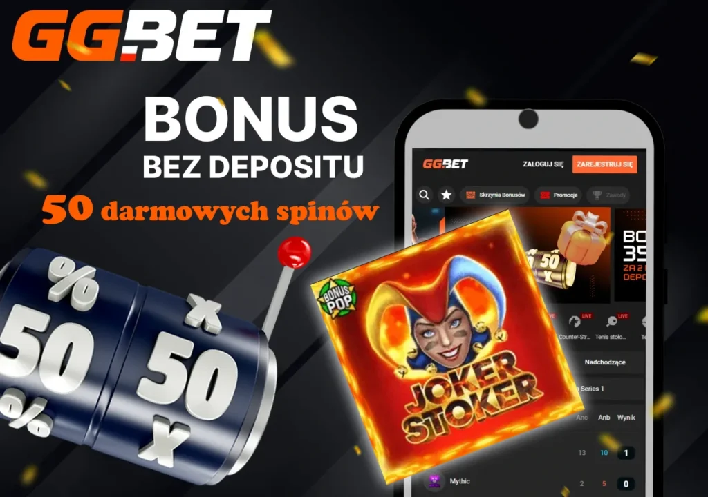 GGbet 50 darmowych spinów