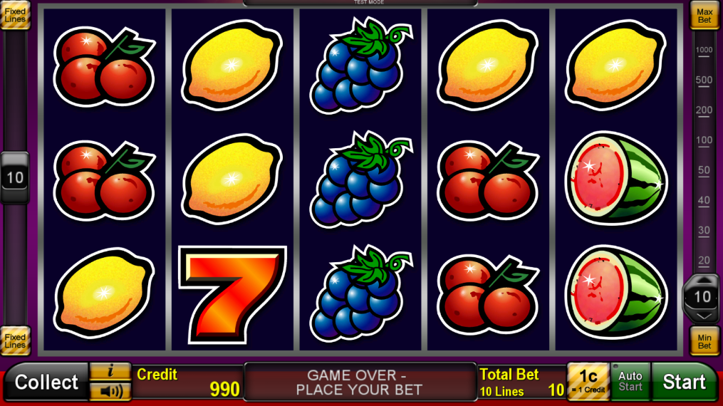 Sizzling Hot Novomatic — matka owocówek 