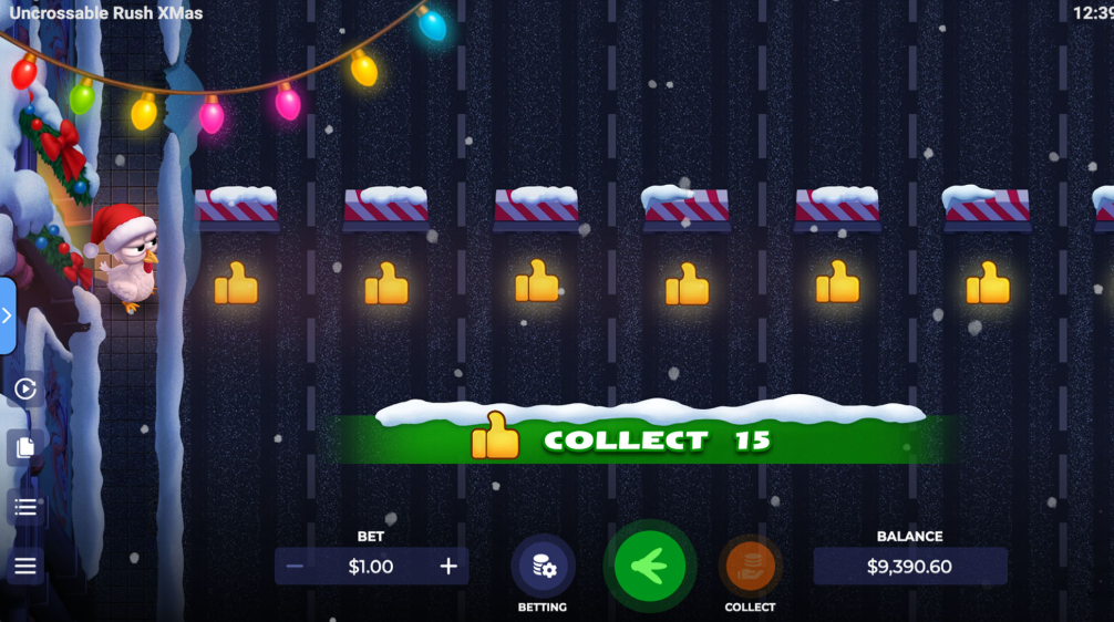Uncrossable Rush Xmas – Recenzja Świątecznego Crash Game od Evoplay