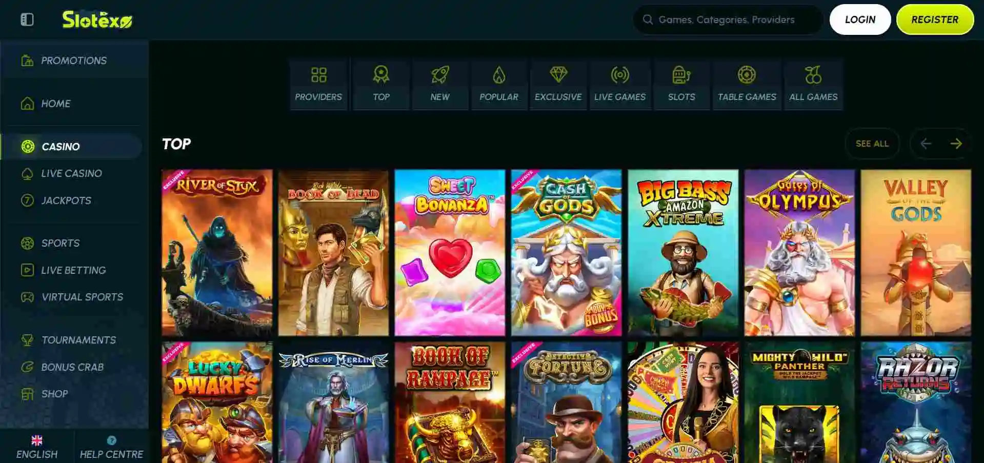 Slotexo Casino – Recenzja i Porównanie z Innymi Kasynami pic2