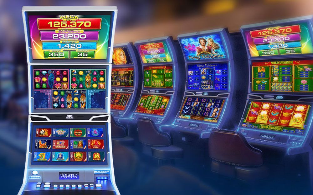 Gamble feature i podwajanie wygranych w slotach Amatic