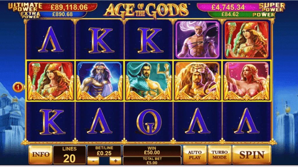 Age of the Gods demo – testuj serię bez wpłaty 🆓