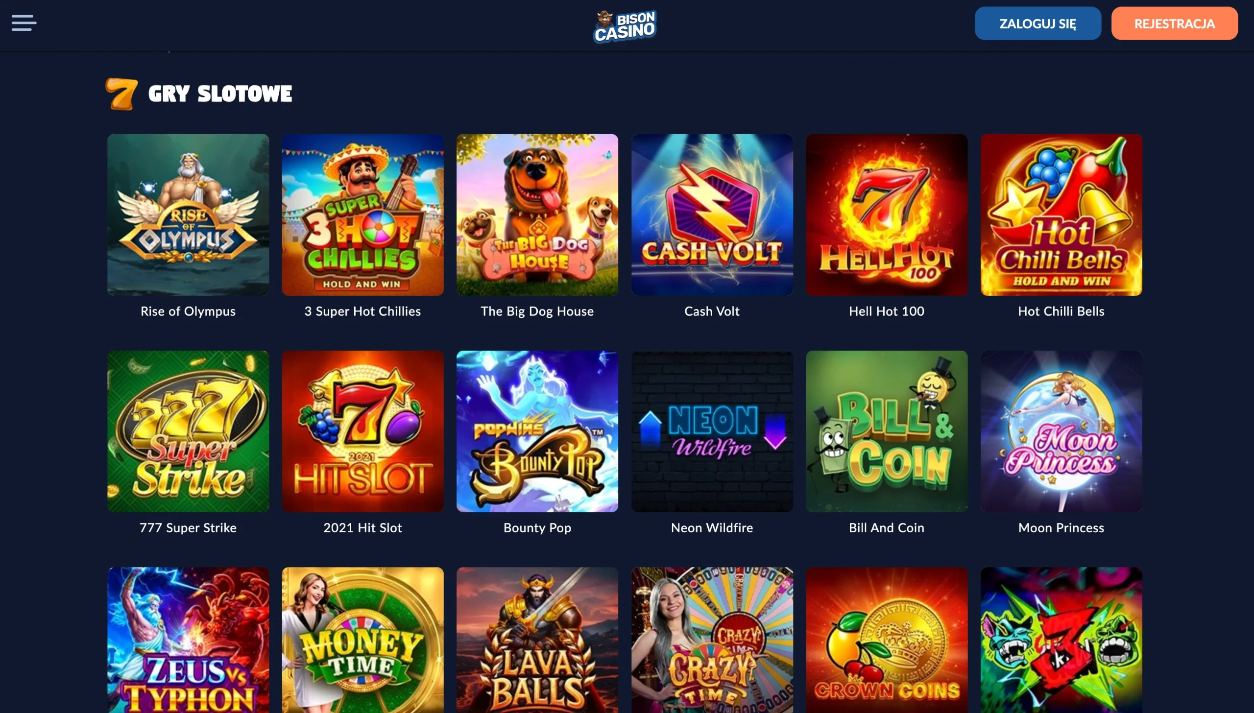 bison casino
