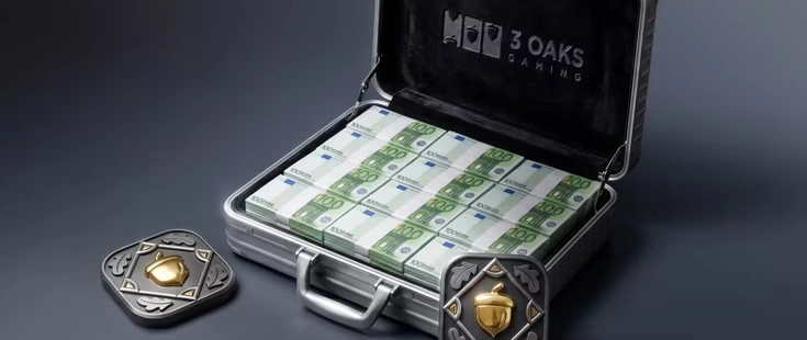 2 500 000 € od 3 Oaks Gaming w 1win
